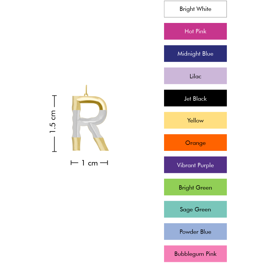 Small Pop Initial With Anchor Chain