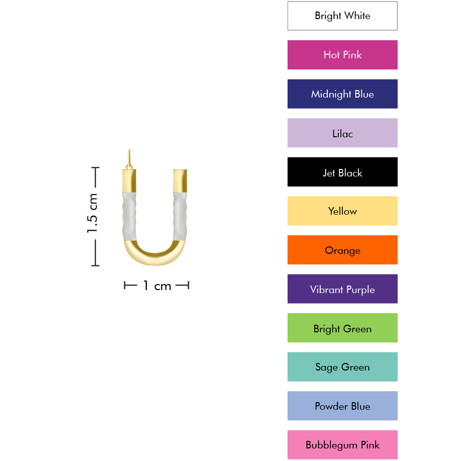 Small Pop Initial With Anchor Chain