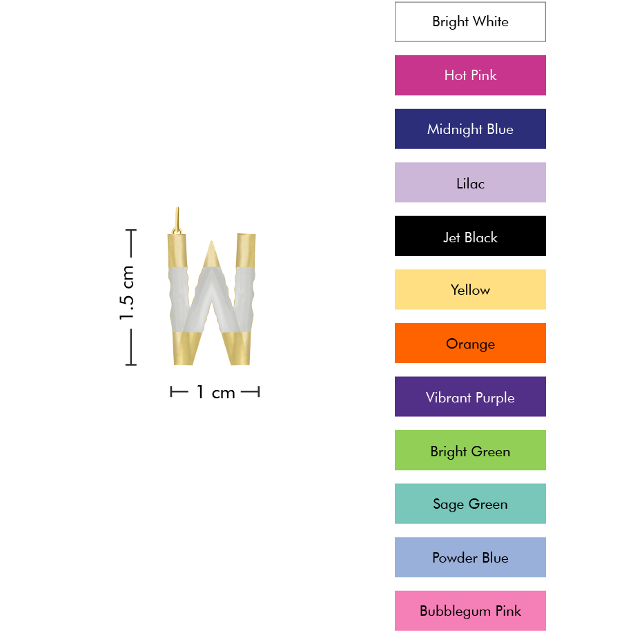 Small Pop Initial With Anchor Chain