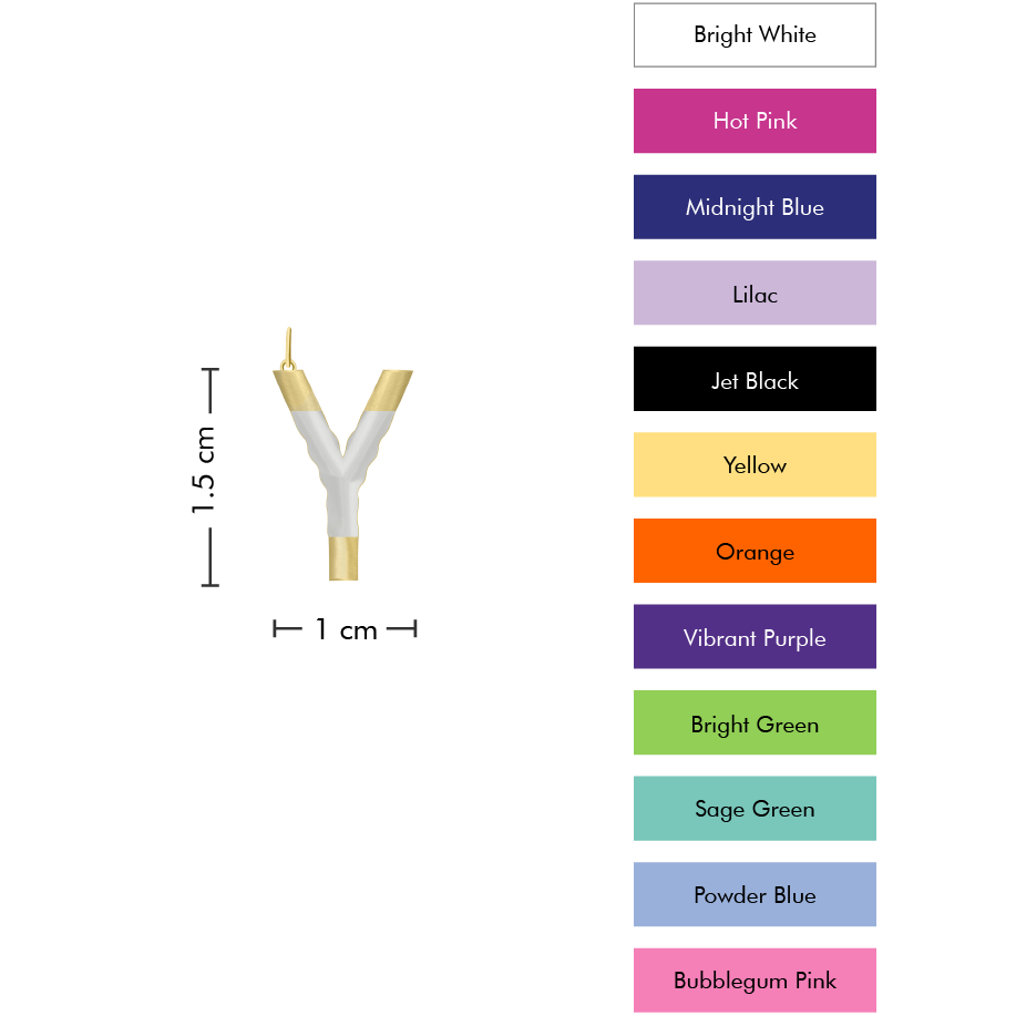 Small Pop Initial With Anchor Chain