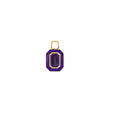 Faceted Octagon Single Charm with Chain