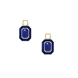 Faceted Octagon Single Charm with Chain