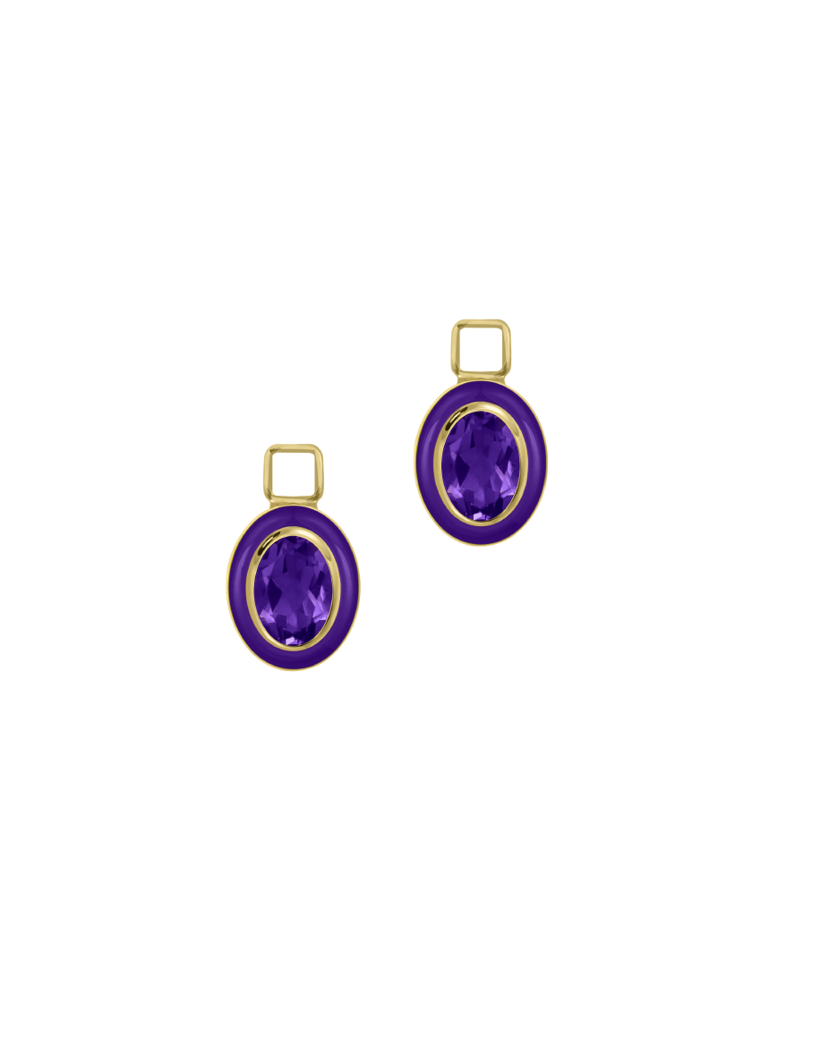 Chubby Oval Charm (Pair)