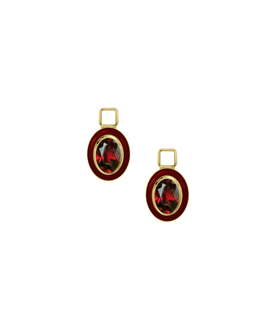 Chubby Oval Charm (Pair)