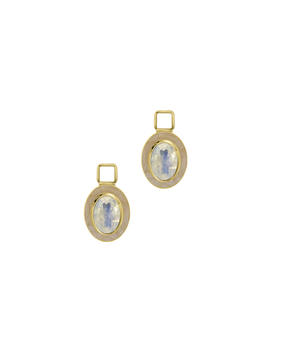 Chubby Oval Charm (Pair)