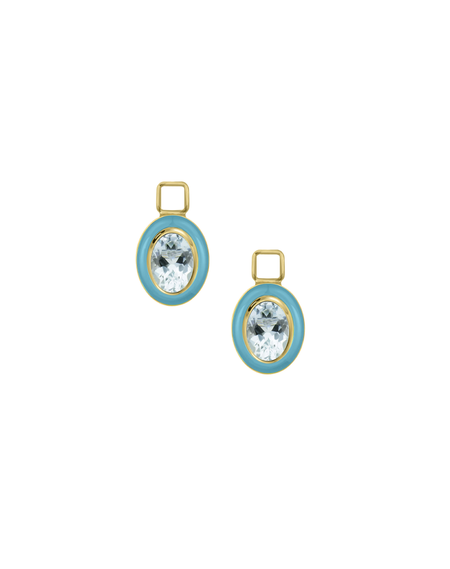 Chubby Oval Charm (Pair)
