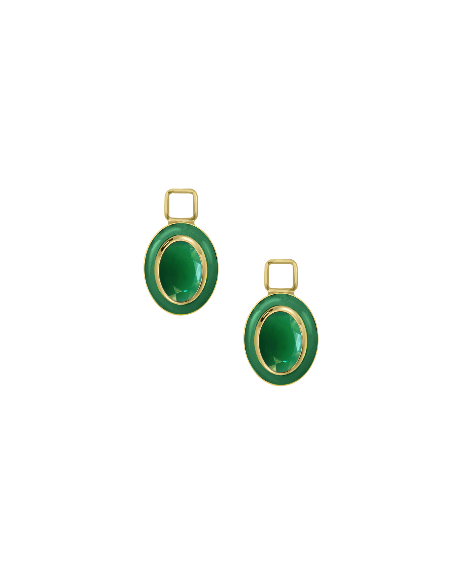 Chubby Oval Charm (Pair)
