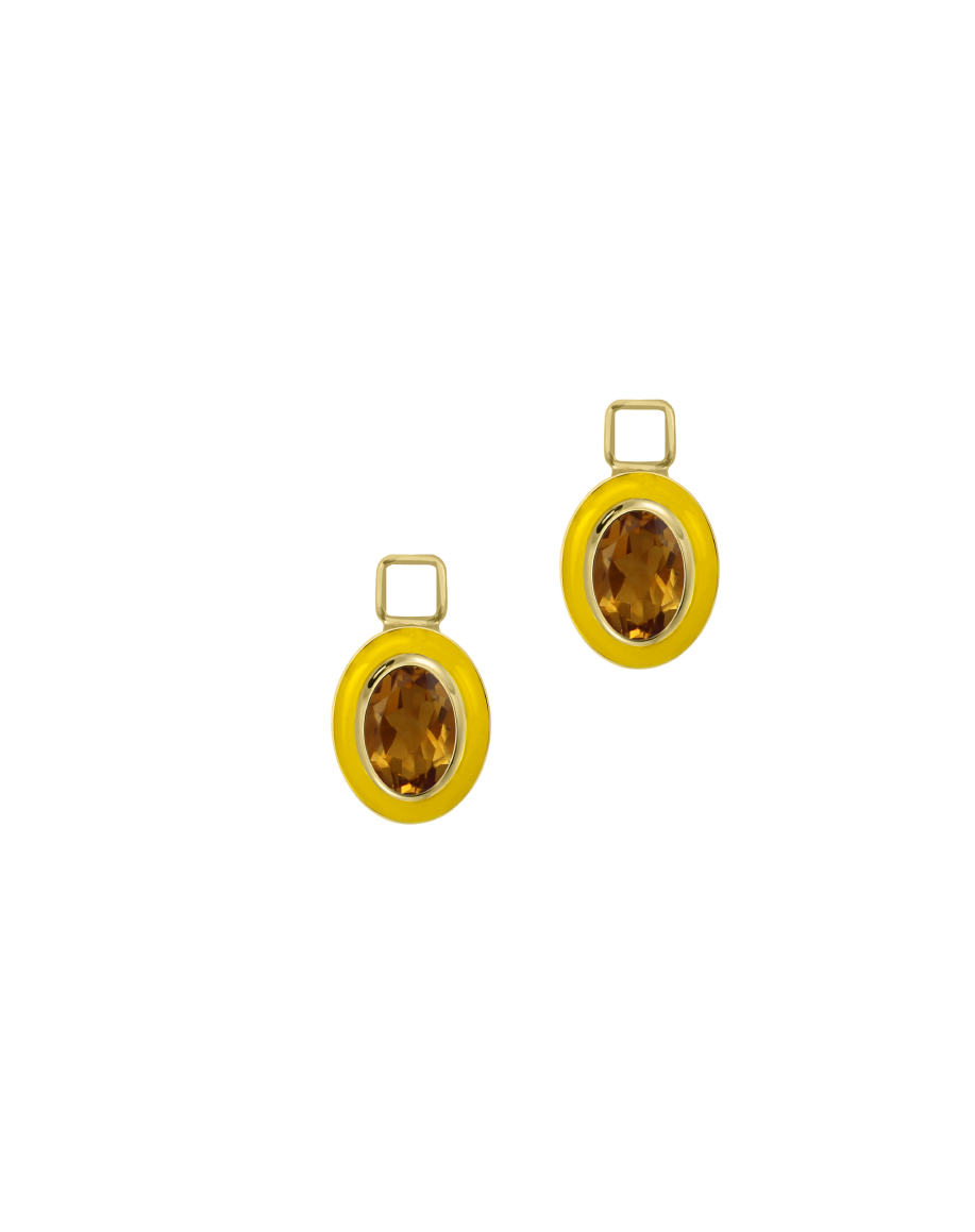 Chubby Oval Charm (Pair)