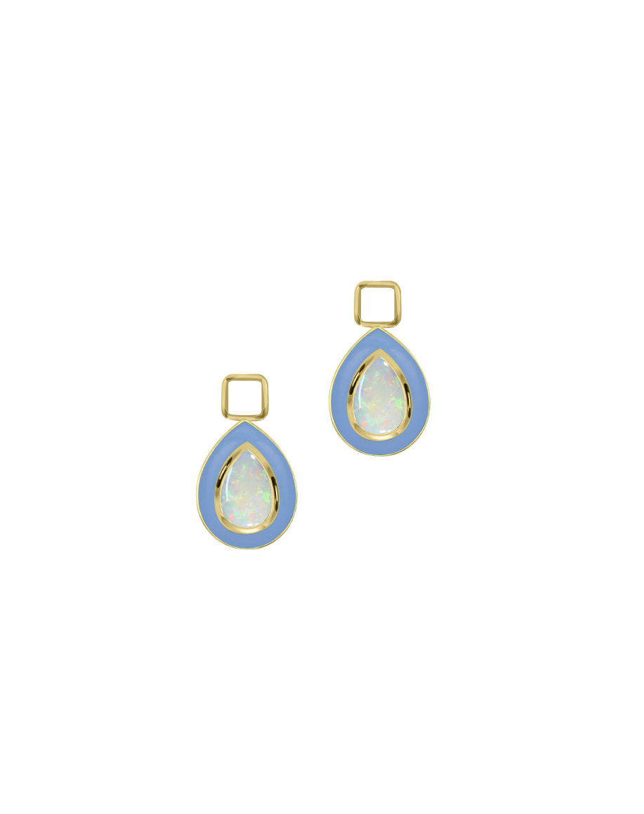 Faceted Drop Charm (Pair)