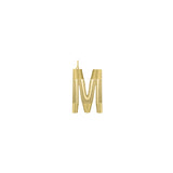 XL Solid Initial with Chain · Brass Only