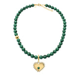 1 Charm Necklace Pearls