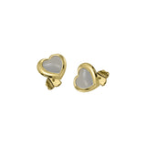 Lovers heart studs