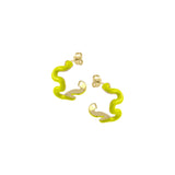 Swirl Enamel Hoops