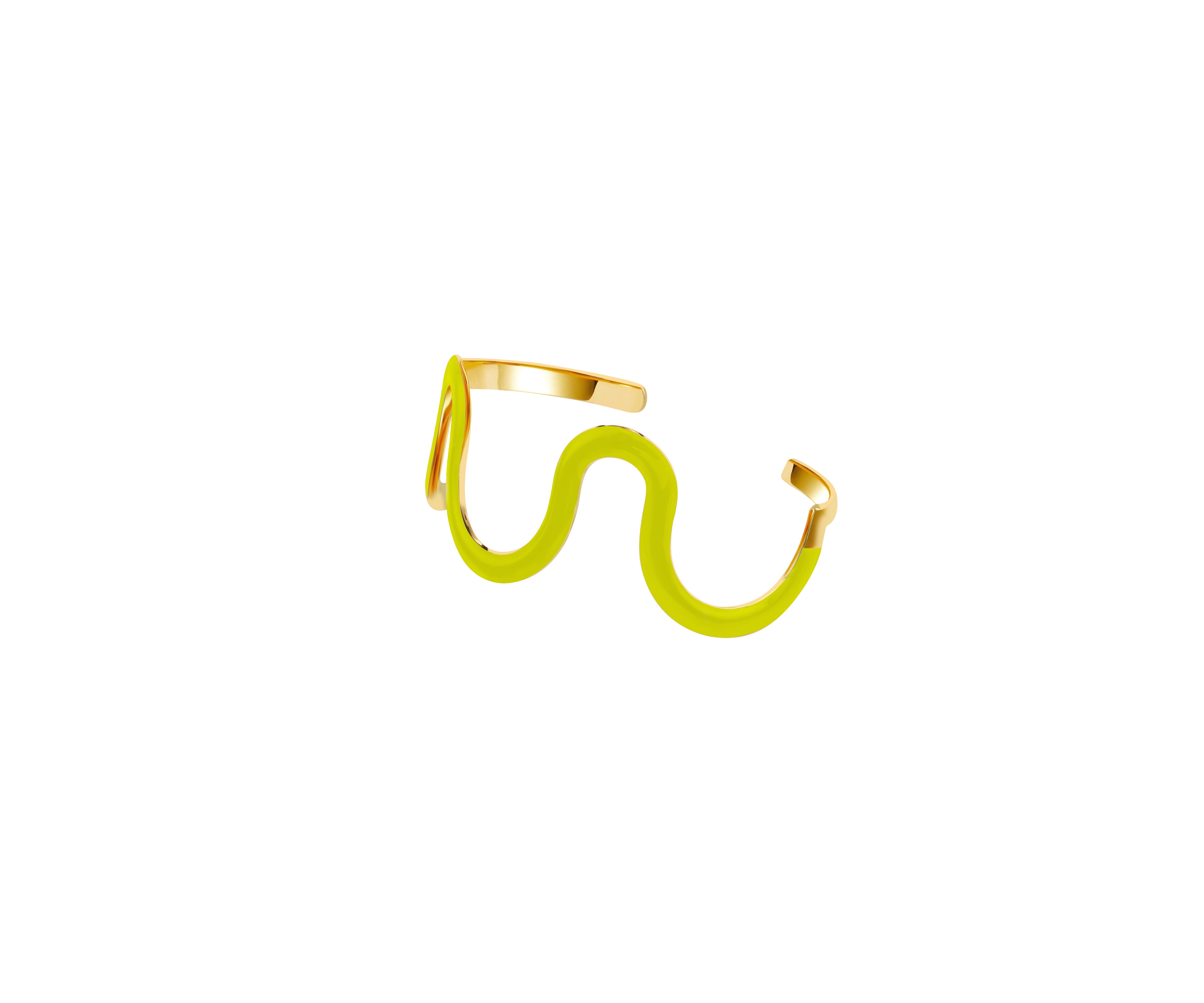 Swirl Enamel Cuff