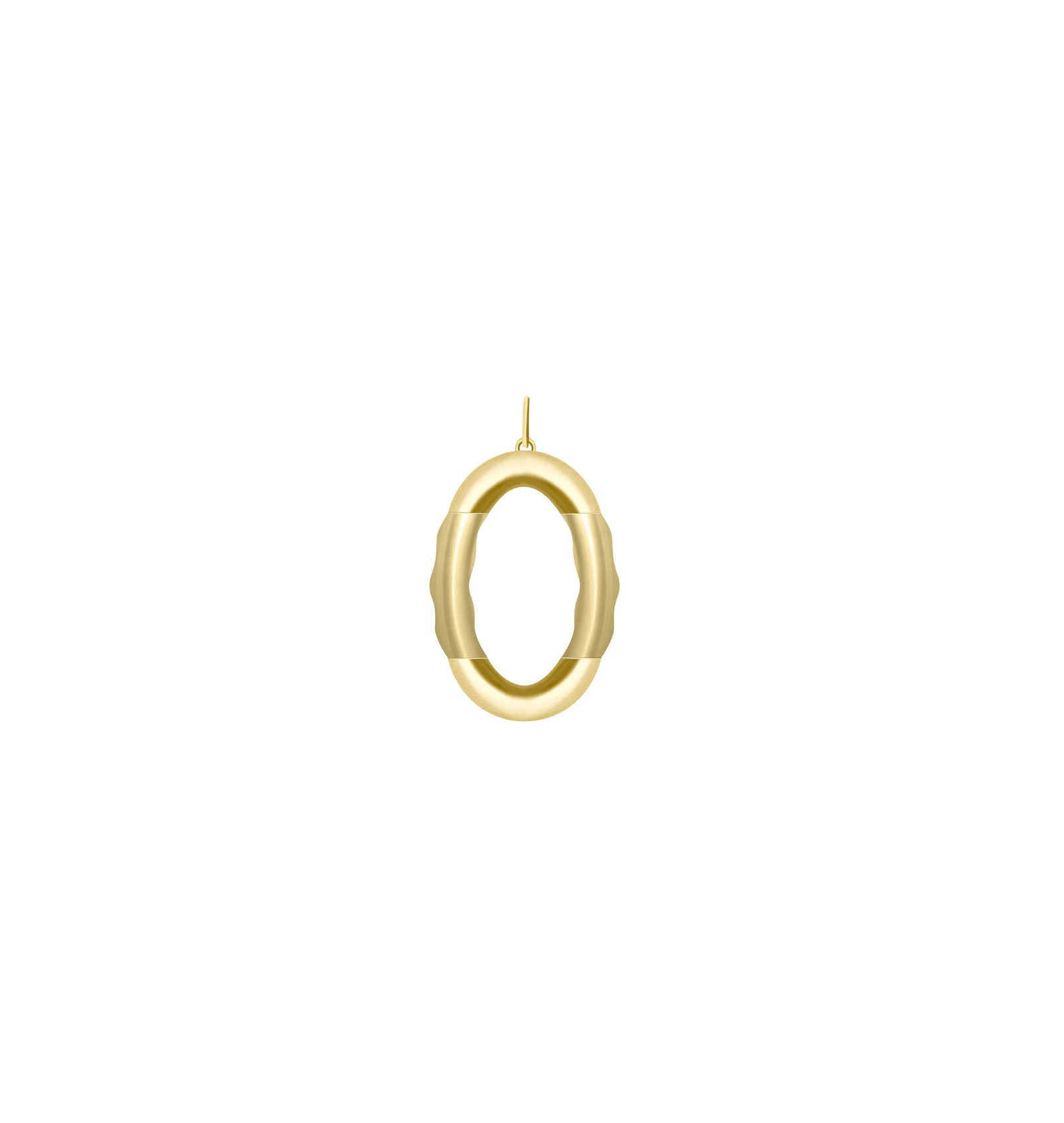 XL Solid Initial Without Chain · Brass Only