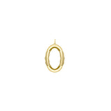 XL Solid Initial with Chain · Brass Only