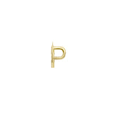 Small Solid Initial with Chain · Brass Only