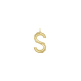 XL Solid Initial with Chain · Brass Only