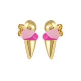 Scoop Enamel Stud Earrings