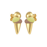 Scoop Enamel Stud Earrings