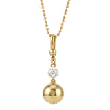 Sorbet Enamel Pendant with Ball Chain