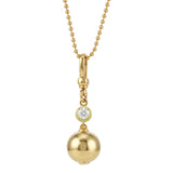 Sorbet Enamel Pendant with Ball Chain