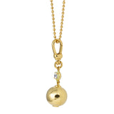 Sorbet Enamel Pendant with Ball Chain
