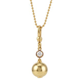 Sorbet Enamel Pendant with Ball Chain