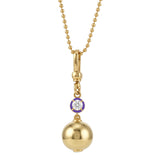 Sorbet Enamel Pendant with Ball Chain
