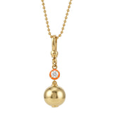 Sorbet Enamel Pendant with Ball Chain