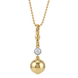 Sorbet Enamel Pendant with Ball Chain