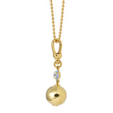 Sorbet Enamel Pendant with Ball Chain
