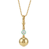Sorbet Enamel Pendant with Ball Chain