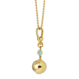 Sorbet Enamel Pendant with Ball Chain