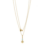Sorbet Enamel Pendant with Ball Chain
