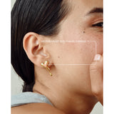 Melting Heart Duo Enamel Earrings