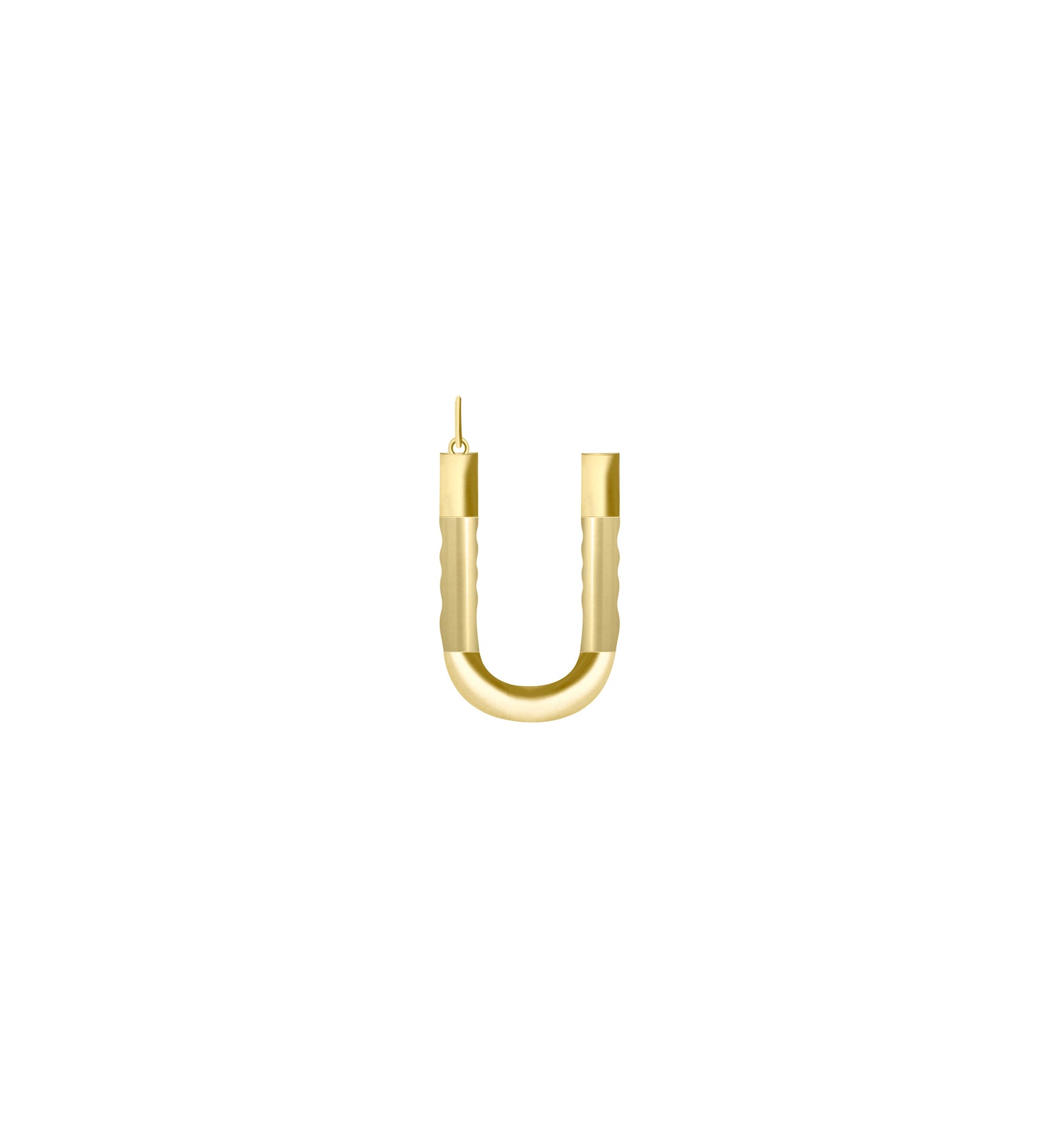 XL Solid Initial Without Chain · Brass Only