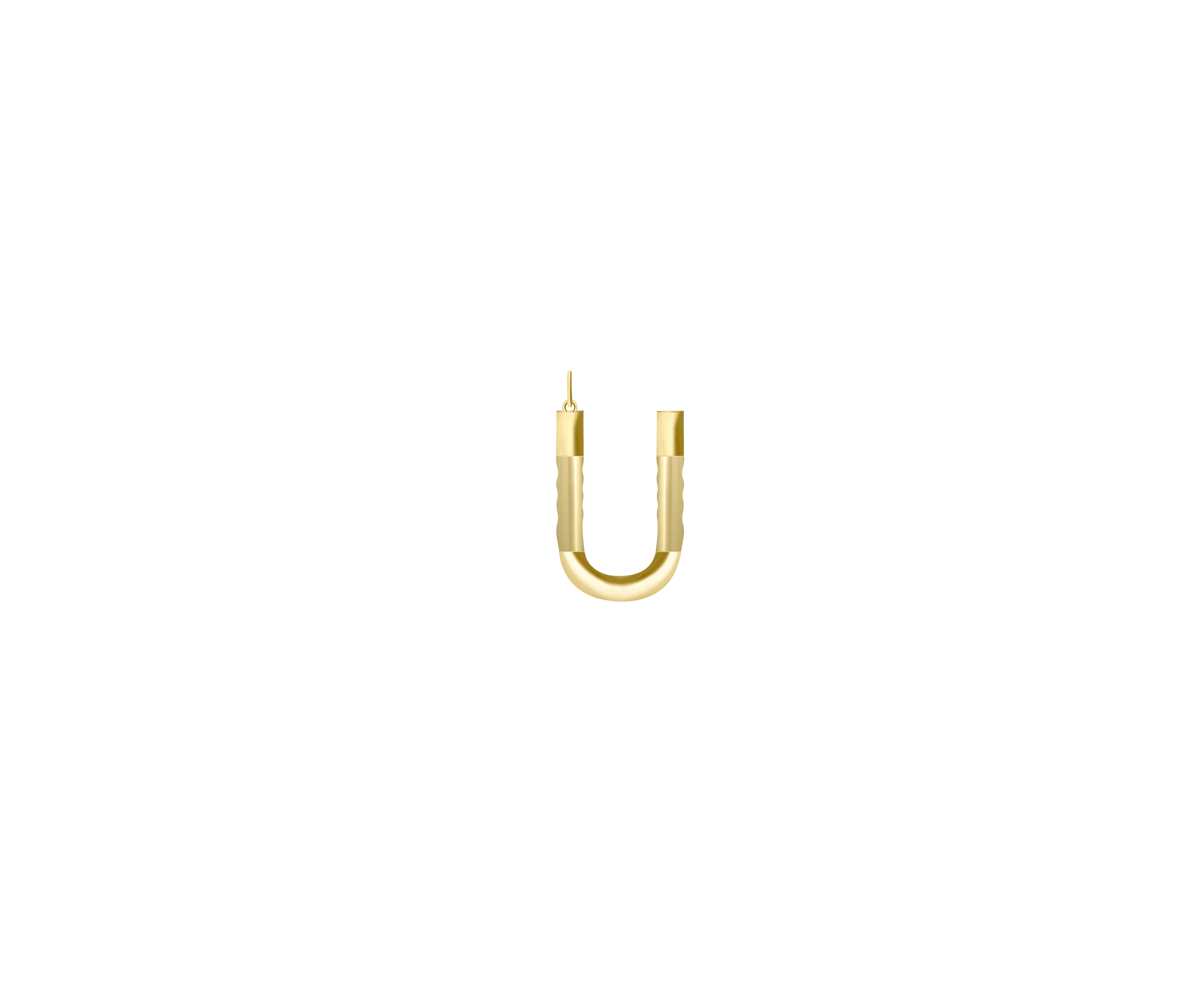 Small Solid Initial with Chain · Brass Only