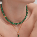 Malachite Beaded Necklace