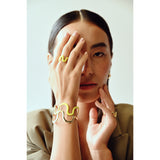 Swirl Enamel Cuff