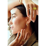 Swirl Solid Hoops