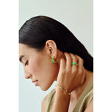 Swirl Enamel Hoops