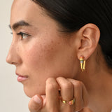 Rainbow Frosted Drip Earring