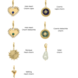 Double loop gold chain