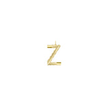 Small Solid Initial with Chain · Brass Only