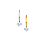 Plain Hoops With Organic Heart