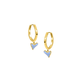 Plain Hoops With Organic Heart