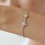 Close-up of the Jodi Star Bracelet on the wrist