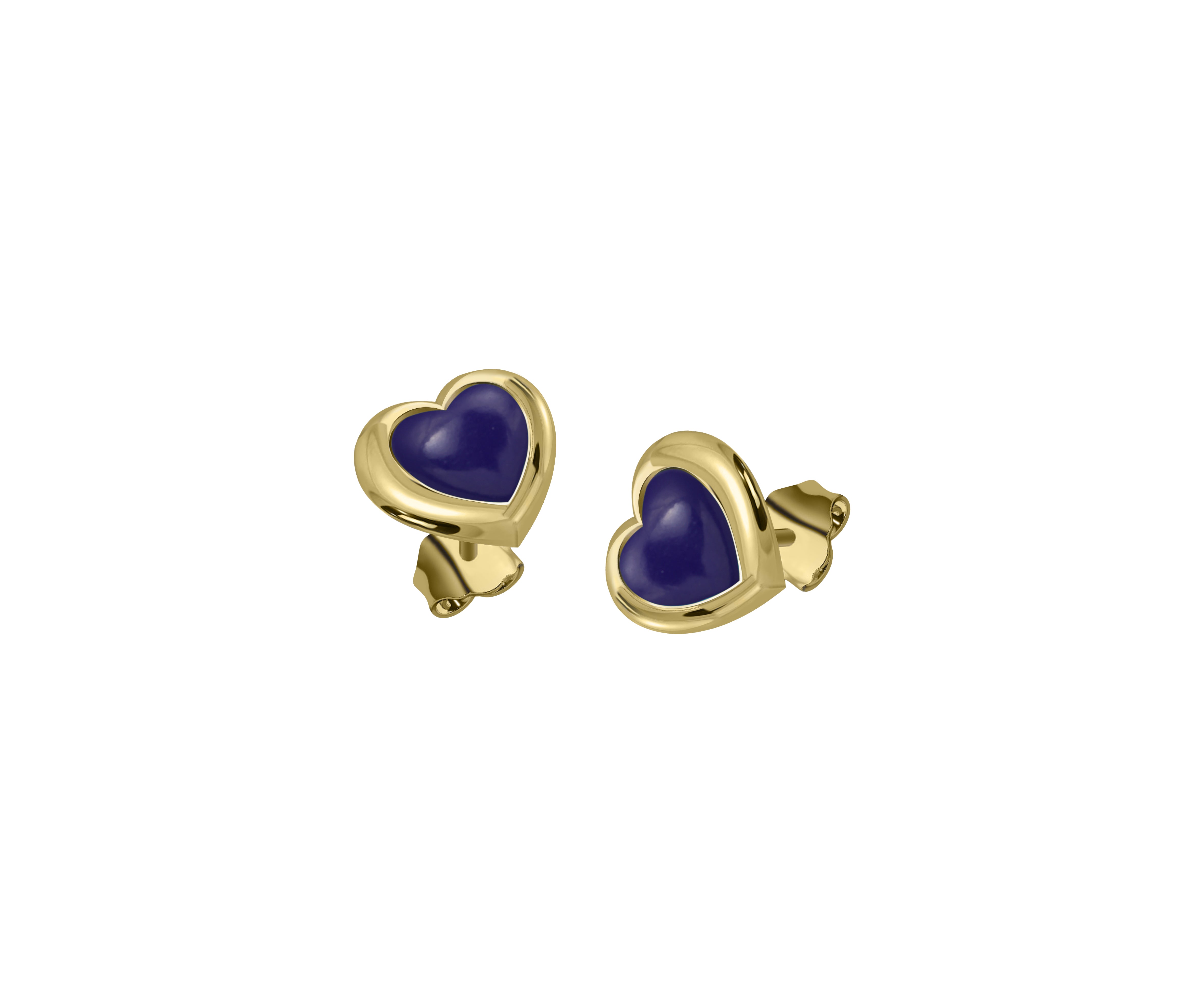 Lovers heart studs