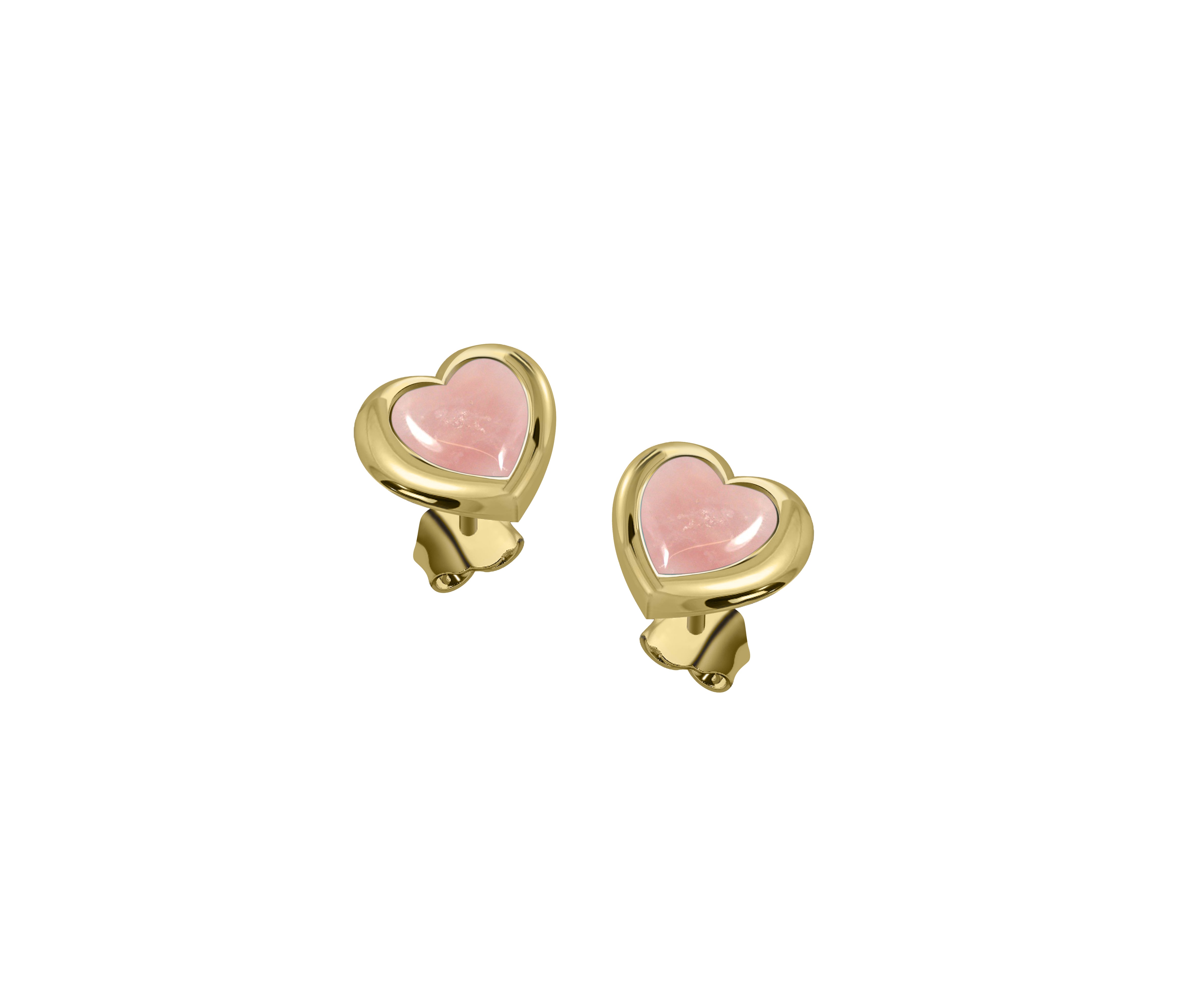 Lovers heart studs